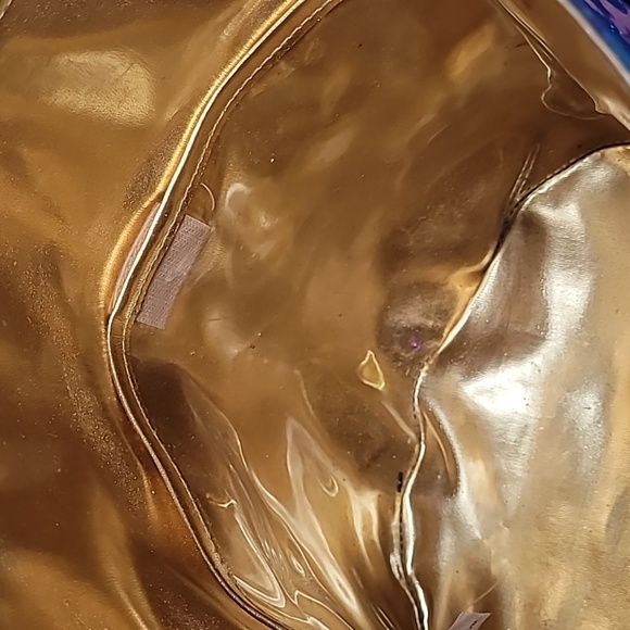 Y2K Hello Kitty Bowler Vinyl Sparkly Shoulder Bag - Picture 9 of 16